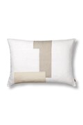ferm LIVING poszewka ozdobna Part cushion kolor biały