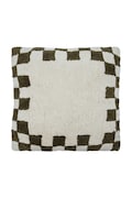 House Doctor față de pernă decorativă din bumbac HDChess 50 x 50 cm culoarea verde