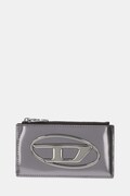 Diesel portfel skórzany 1DR 1DR CARD HOLDER III damski kolor szary X10270.PS202