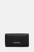 Valentino Bags portfel damski z imitacji skóry BRIXTON czarny VPS7LX113