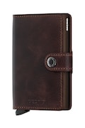 Secrid RFID wallet leather maroon MV-Chocolate