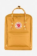 Ruksak Fjallraven Kanken F23510.160.916-160, žltá farba, veľký, s nášivkou