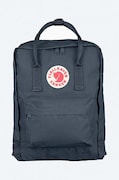Раница Fjallraven Kanken в сиво голям размер с апликация