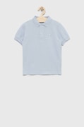 United Colors of Benetton tricouri polo din bumbac pentru copii neted