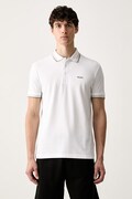 BOSS Green polo męskie bawełniane Paddy beżowe 50469055