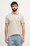 BOSS Green polo męskie bawełniane Paddy beżowe 50469055