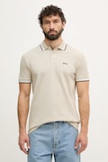 BOSS Green polo męskie bawełniane Paddy beżowe 50469055