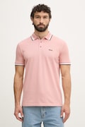 BOSS Green polo męskie bawełniane Paddy różowe 50469055