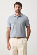 BOSS Green polo pánské bavlněné Paddy šedé 50469055