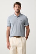 BOSS Green polo pánské bavlněné Paddy šedé 50469055