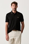 BOSS Green polo męskie bawełniane Paddy czarny 50469055