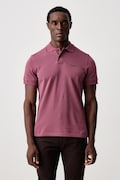 BOSS Orange polo tričko pánske bavlnené Prime červené 50507813