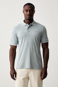 BOSS Orange polo tričko pánske bavlnené Prime sivé 50507813