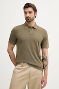 BOSS Orange polo de bumbac culoarea negru, uni, 50507813