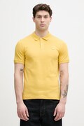 United Colors of Benetton polo męskie bawełniane z elastanem żółte 3WG9U301Z