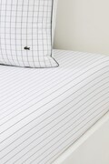 Lacoste prześcieradło bawełniane LTENNISN Vert 140 x 200 cm 1074609
