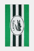 Bavlnený plážový uterák Lacoste LBADGE Vert 90 x 160 cm zelená farba