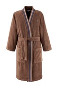 Lacoste szlafrok bawełniany LSCORE Pecan L 1076177