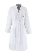 Lacoste szlafrok bawełniany LLECROCO Blanc L 1074533