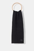 Diesel esarfa de lana K-CODER SCARF culoarea negru, neted, A05165.0DAOB