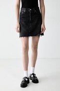 Levi's φούστα pencil DECONSTRUCTED H1'26 μαύρη απλή 005LW
