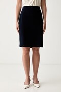 Levi's fustă creion DECONSTRUCTED H1'26 bleumarin simplă 005LW