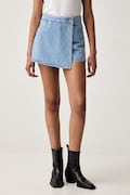 Levi's spódnicospodnie damskie jeansowe OPEN MIND niebieskie high waist A3534