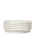 Καλάθι φρούτων ferm LIVING Ceramic Centrepiece χρώμα: άσπρο