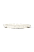 Декоративна тарілка ferm LIVING Plait Platter колір білий