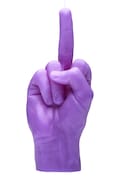 Декоративна свещ CandleHand F*ck you 380 g в лилаво