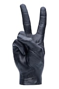 Декоративна свещ CandleHand Peace 360 g в черно