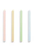 HAY zestaw świec Square 2,2 x 24 cm 4-pack kolor multicolor