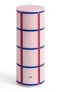 HAY świeca dekoracyjna Column Candle 7 x 20 cm kolor różowy