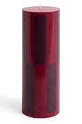 HAY lumânare decorativă Column Candle 9 x 25 cm culoarea roșu