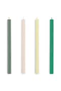 HAY zestaw świec Square Candle 2,2 x 24 cm 4-pack kolor zielony