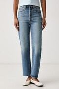 Levi's blugi slim fit pentru femei 722 HIGH RISE SLIM negri 008MC