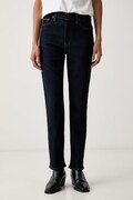 Levi's slim fit γυναικεία 722 HIGH RISE SLIM σκούρα μπλε 008MC