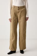 Levi's jeansy loose damskie WORKWEAR LOOSE STRAIGHT beżowe 008B8