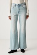 Levi's jeansy flare damskie RIBCAGE FLARE H226 niebieskie 0083R