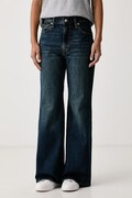 Levi's jeansy flare damskie RIBCAGE FLARE H226 granatowe 0083R