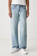 Levi's blugi straight pentru femei LOW STRAIGHT albaștri 0083P