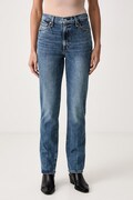 Levi's jeansy slim fit damskie RIBCAGE SLIM niebieskie 0081W