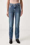 Levi's jeansy slim fit damskie RIBCAGE SLIM niebieskie 0081W