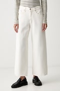 Levi's wide leg džíny dámské MIDDY WIDE LEG béžové 0081Z