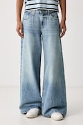 Levi's blugi wide leg pentru femei MIDDY WIDE LEG albaștri 0081Z