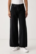 Levi's blugi wide leg pentru femei MIDDY WIDE LEG negri 0081Z