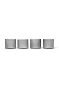 Склянка ferm LIVING 4-pack колір сірий