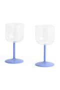 HAY glasses set Tint Wine 7,5 x 15 cm 2-pack blue color