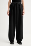MMC STUDIO spodnie dresowe damskie kolor czarny gładkie VERITE.SWEATPANTS