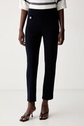 Joseph Ribkoff штани slim fit жіночі темно-сині high waist 144092CO